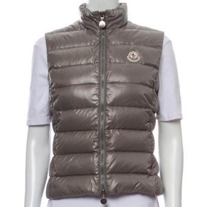 Moncler down jacket vest size 0 women